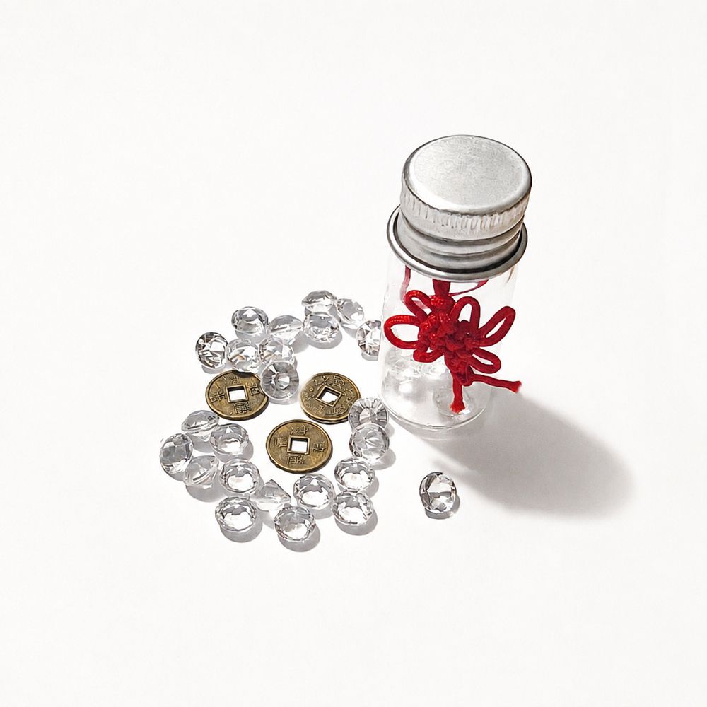 Remediu Feng Shui 2027 – mini-sticluta celor 27 de dorinte Remediu Feng Shui 2027 – mini-sticluta celor 27 de dorinte