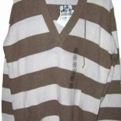 Pulover cu gluga - maro - XL
