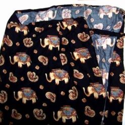 Fusta de plaja, tip parero, din bumbac - neagra