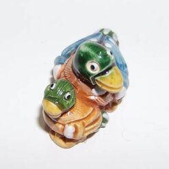 Minirate mandarine din ceramica - preche