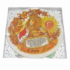 Farfurie decorativa cu binecuvantarile zodiei Leu