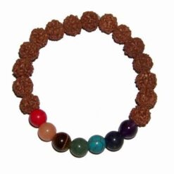 Bratara anului cu Rudraksha si cele 7 chakre