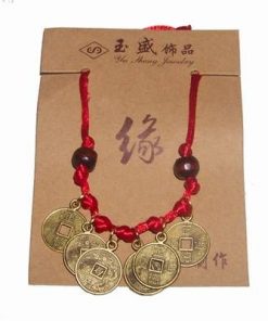 Bratara Feng Shui cu 6 monede antice pentru 2023