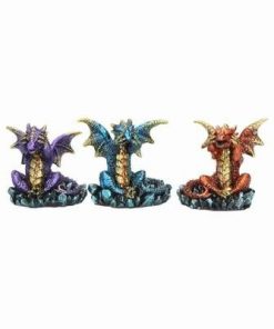 Set de trei mini-dragoni pentru armonie si protectie