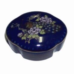 Casetuta Feng Shui din cobalt cu paunul fericirii