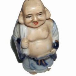 Buddha al bogatiei cu sacul in spate din portelan