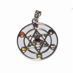 Talisman Feng Shui din argint 925 cu cele 7 chakre