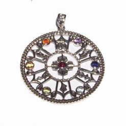 Talisman Feng Shui din argint 925 cu cele 7 chakre