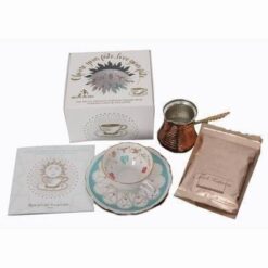 Cana de ghicit in cafea si ceai -placata cu aur 24k