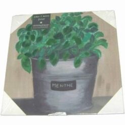 Tablou feng shui cu menta verde