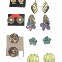 Set de 7 perechi de cercei cu clips