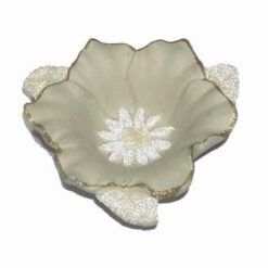 Floarea norocului absolut din ceramica farfuriuta decorativa