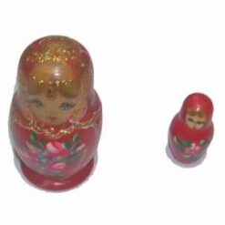 2 Papusi Matryoshka din lemn