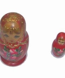 2 Papusi Matryoshka din lemn