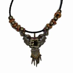 Colier tribal cu elemente de protectie