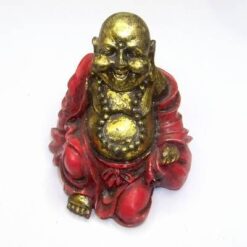 Buddha al bunastari rosu cu auriu