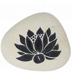 Piatra cu Floare de Lotus gravata