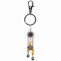 Breloc cu Floare de Lotus si Namaste