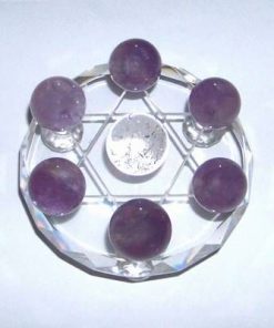 Grila / platou din cristal cu 7 sfere magice