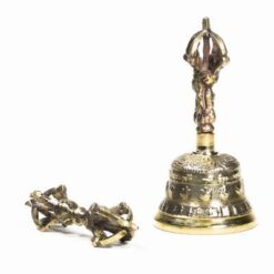Set dublu Dorje si clopotel tibetan