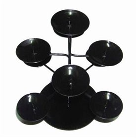 Suport din metal pentru 9 lumanari