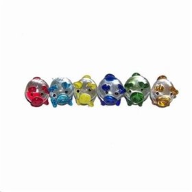 Set de 6 porcusori din cristal