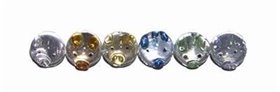 Set de 6 porcusori din cristal