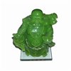 Buddha al bogatie cu sac de bani, pepite din jad industral