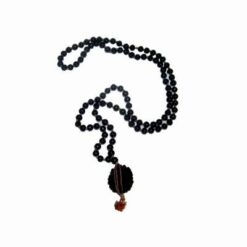 Colier mala 108 sfere din tibet din lemn de santal