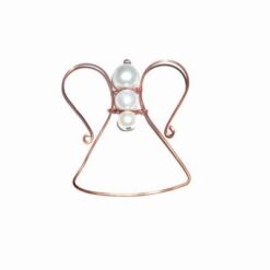 Ingeras din cupru cu 3 perlute pentru protectie