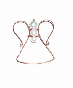 Ingeras din cupru cu 3 perlute pentru protectie