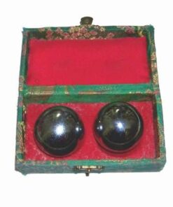 Bile manuale chinezesti - antistress - 4,5 cm argintii