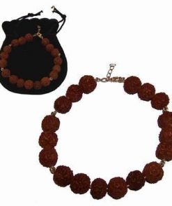 Bratara din aur cu Rudraksha - model unisex