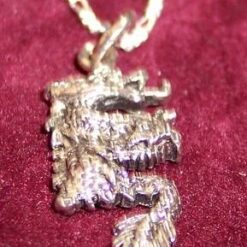 Dragonul Bogatiei din argint, pe lantisor