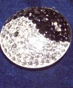 Inel din argint cu Yin-Yang si Swarovski