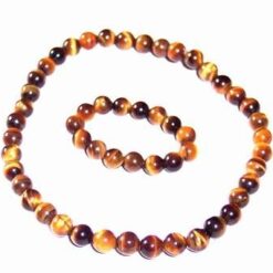 Set de accesorii din ochi de tigru -