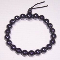 Bratara Mala din hematit - remediu Feng Shui, pe elastic