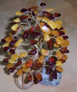 Copacel cu cristale de chihlimbar - model deosebit !