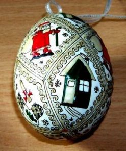 Ornament de Sarbatori - Oul Magic - incondeiat manual