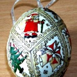 Ornament de Sarbatori - Oul Magic incondeiat manual