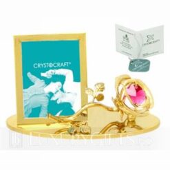 Suport placat cu aur si cristale Swarovski