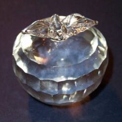 Mar din cristal multifatetat - mic - transparent
