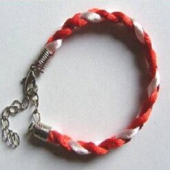 Bratara Martisor impletita cu inchidere metalica