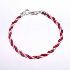 Bratara Martisor impletita, rotunda, pentru copii