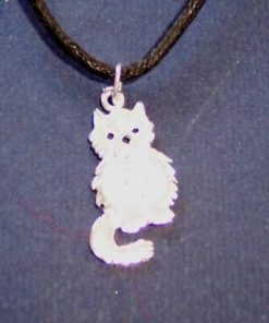 Pisoiul norocos din argint - Maneki Neko - remediu Feng Shui