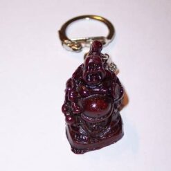 Breloc - Buddha razand cu sac in spate