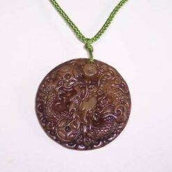 Talisman de protectie din jad cu Dragonul Imperial