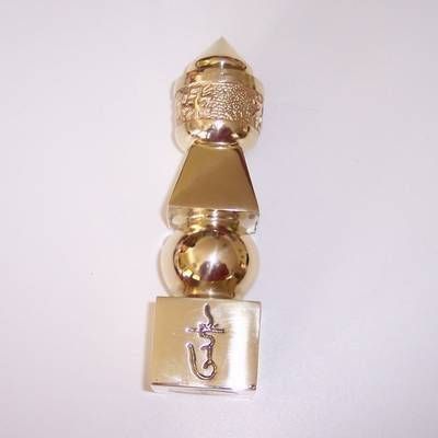 Pagoda celor cinci elemente din metal/ detasabila Pagoda celor cinci elemente din metal/ detasabila