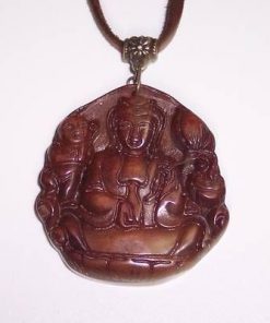 Talisman din jad cu Buddha Tamaduitorul