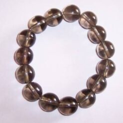 Bratara Mala din cuart fumuriu remediu Feng Shui, pe elastic
